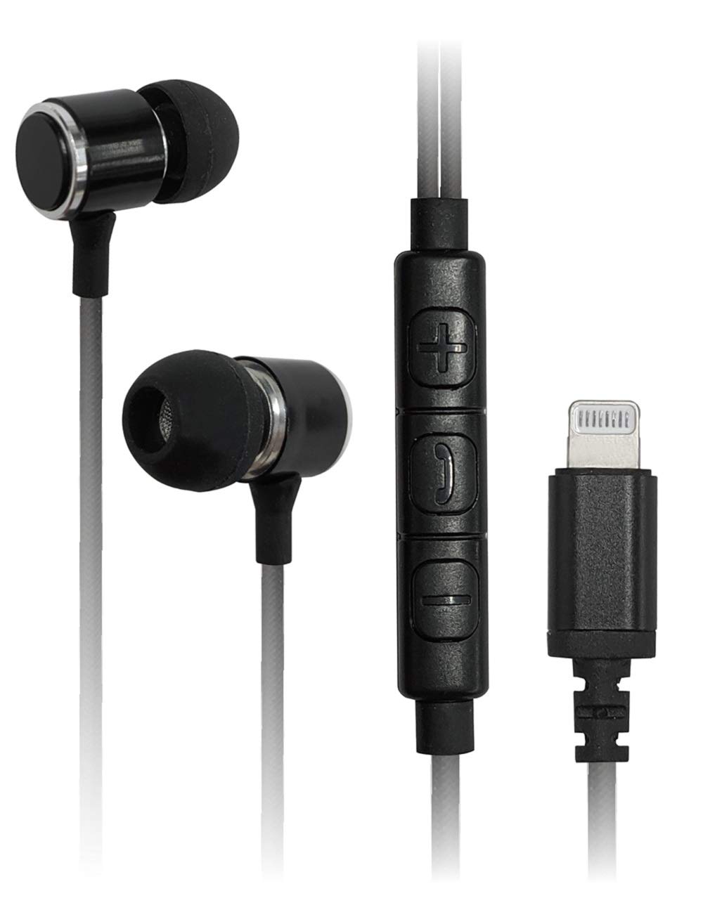 

LN Stereo Strong MFI Certified Resistant to Nylon Remote Earphones, Product, Disconnection, Cable, Control/Mic Included, NKL-95