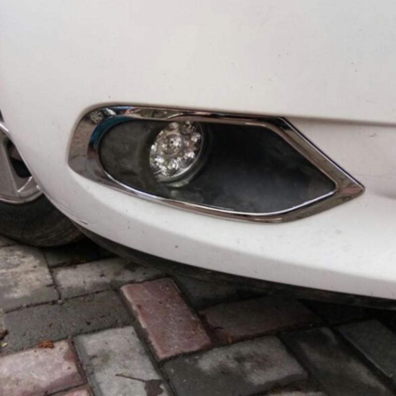1 Pair Car Front Fog Lamp Light Molding Rings Trim Cover Car Accessories For Chevrolet Sail 3 LOVA RV Fog Lamp Frame Protection
