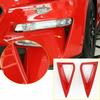 Front Daytime Running Light Frame Trim Cover for Ford Mustang 2018   Red