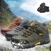Men's Winter Snow Boots Warm And Waterproof Hiking Shoes With Elegant Look