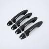 For Toyota Fortuner SW4 AN150 AN160 2015- Carbon Fiber Door Handle Cover Overlay Panel Frame Chrome Car Styling Accessories