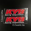 2PCS Racing Suspensions Motorcycle Stickers Kyb Fork Suspension Vinyl Decals for Yamaha Honda Suzuki Ktm Kawasaki Benelli