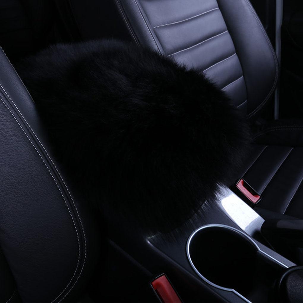 

Универсальный автомобильный подлокотник, подушка сиденья, авто центральная консоль, искусственная кожа, плюшевый коврик, зимняя теплая мягкая накладка