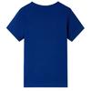 T-shirt pour enfants avec manches courtes bleu foncé 92/104/116/128/140