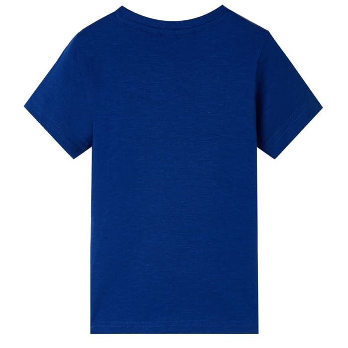 T-shirt pour enfants avec manches courtes bleu foncé 92/104/116/128/140