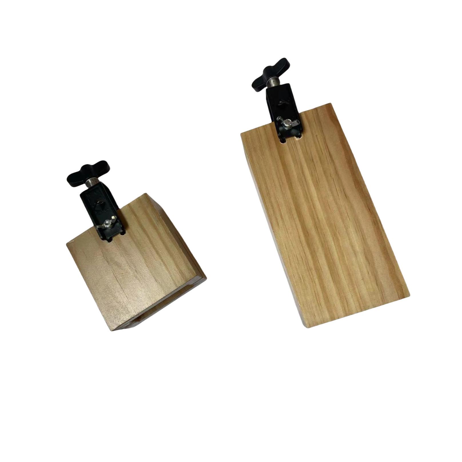 Solid Wood Bangzi Cowbell Percussion Instrument: Small Drum Frame Block Small Solid Wood Cowbell