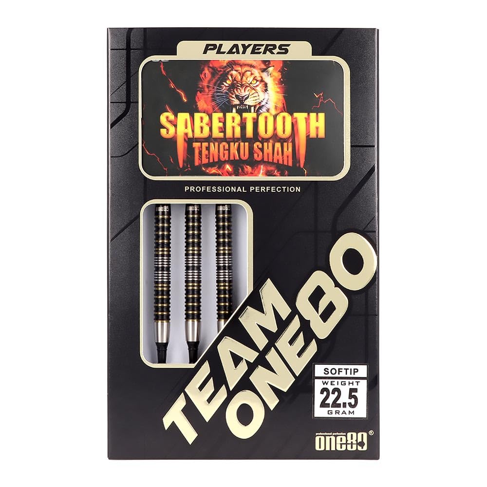 One80 Tengku Shah 2BA Tengku Shah Player Model Dart Barrel Dart Set 22.5g