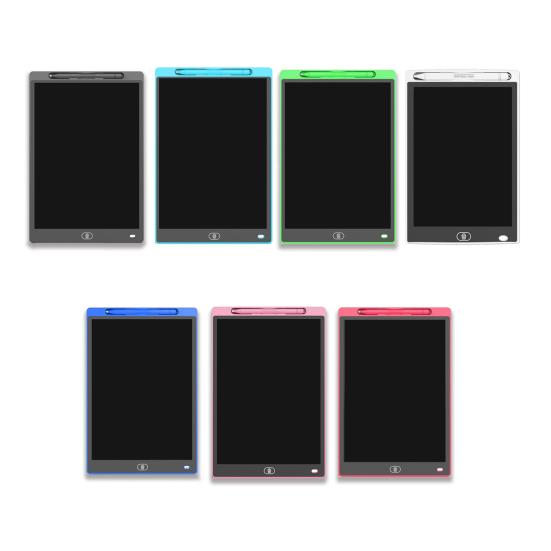 1/5Pcs LCD Writing Tablet with Pen 8.5-inch Rectangle Colorful Doodle Notepad Electronic Drawing Board Kids Adults Erasable Sketch Pad Educational Toy