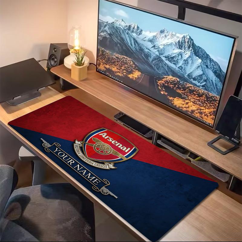Tlač Futbalového klubu Arsenal Vankúš Protišmyková Podložka pod Notebook Tablet Veľká Podložka pod Myš XXL Podložka Mini PC Podložka na Hranie S uzamknutým okrajom