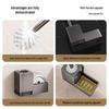 Wall-Mounted Toilet Brush Set with Drain Tray & Holder