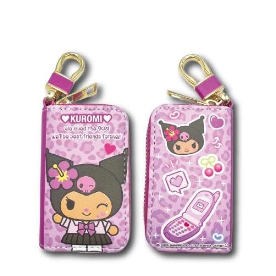 

Hatayama Shoji Sanrio Gal Series Smart Key H9 x x 34203025 Case, Kuromi, Brown, Approx. W5.5 D2cm,