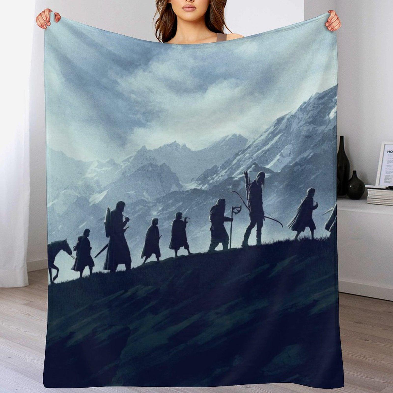 

Fellowship Holy Throw Blanket Warm Plush Fuzzy Blanket for Living Room 102x76cm(40x30in)