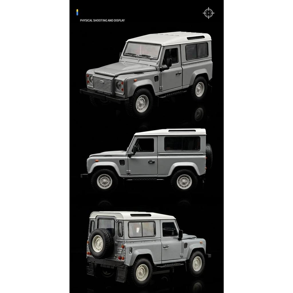 1/24 Land Rover Defender Works V8 Islay Edition Alloy Car Diecasts & Toy Vehicles Car Model Miniature Scale Model Car Toys for Children