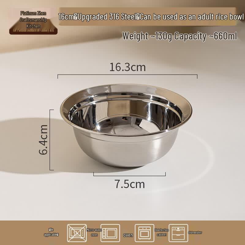 Bozhen Jiangchu 316 Stainless Steel Multi-Purpose Bowl Set