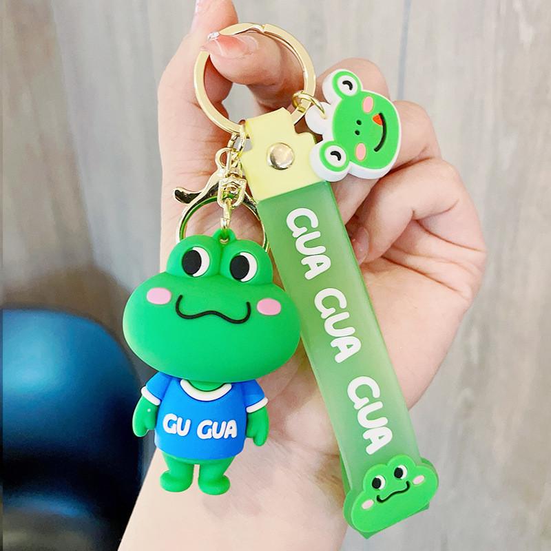 Adorable Frog Keychain Cute Cartoon Design Perfect Gift For Couples And Friends