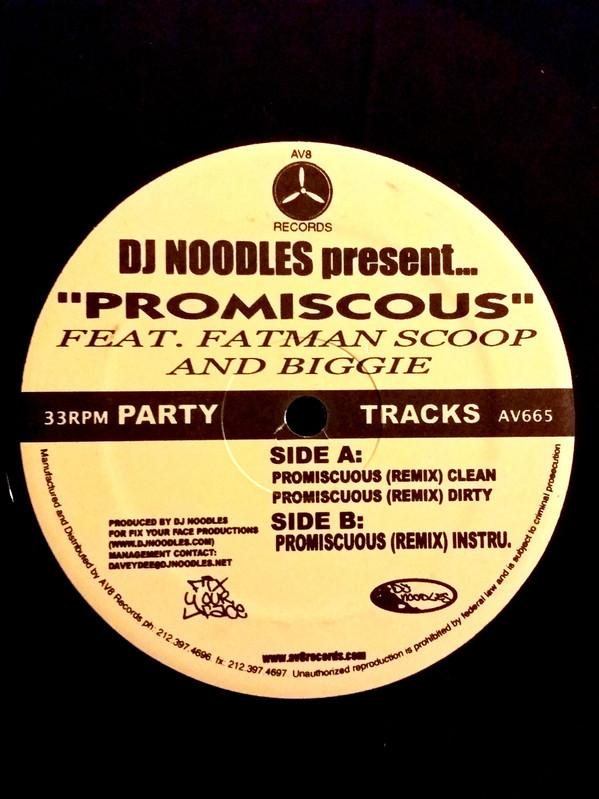 

12inch Record DJ NOODLES - Promiscous AV665 AV8 Records US Rap & Hip-Hop/R&B Used