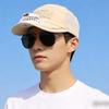 Embroidered Letters Solar Powered Fan Baseball Cap Portable Cooling Fan Peaked Cap  Travel