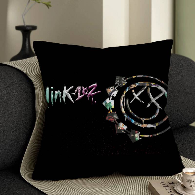 B-Blinks 182 Rock Band Cushion Cover Inches Farmhouse Decor Home Throw Pillow Covers For Couch Decorations