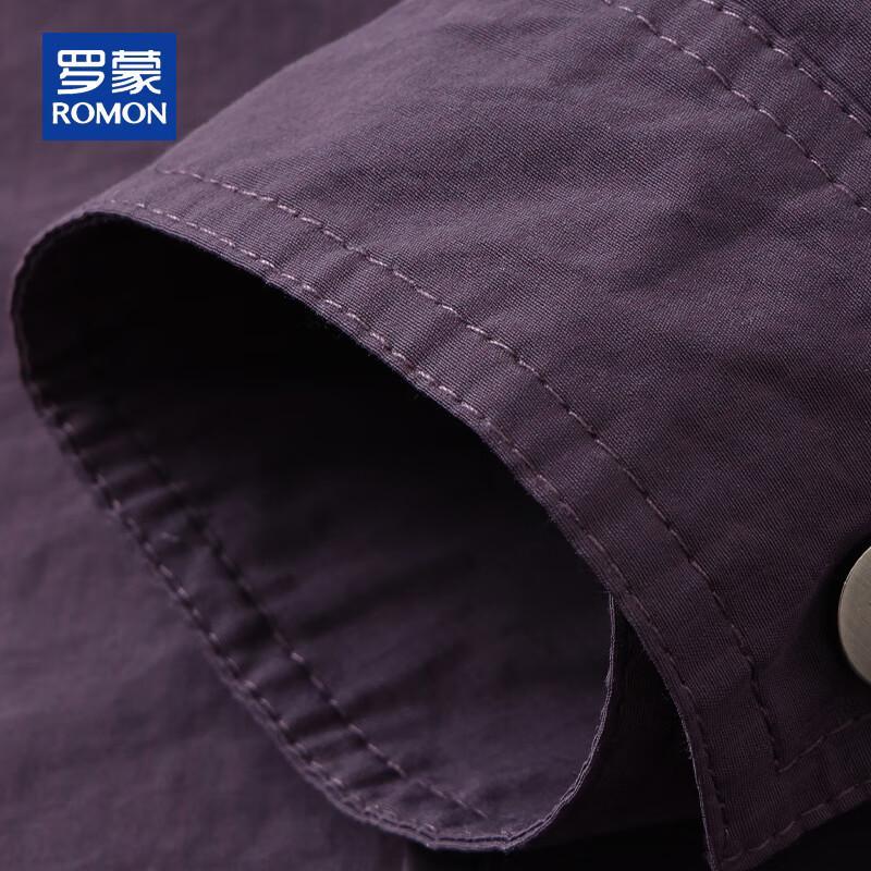 ROMON Men's Casual Fake Two-Piece Lapel Jacket