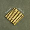 1PC Table Mat Unique Tea Cup Mat Natural Sushi Decorative Plate Tea Ceremony Pattern Color Natural Random