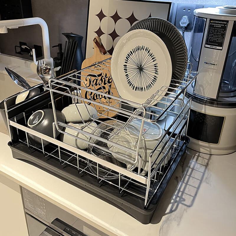 Beifu Stainless Steel Double-Layer Dish Drying Rack
