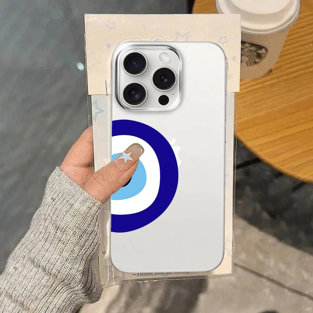Blues Eyes Phone Case For IPhone 17/16/15/11/13/14 Pro Max Plus/X/Xr/Xs Max/12mini Air Transparent Clear