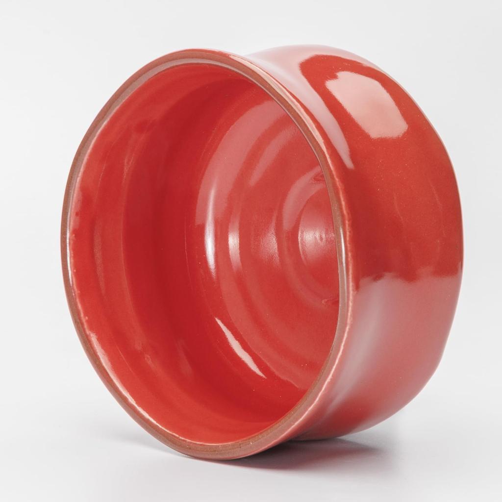 Mino Ware Matcha Tea Red Made In Product Number Bowl, Matcha, Ceremony, Diameter Approx. 12.5cm, Wall, Red, Japan, 505-37