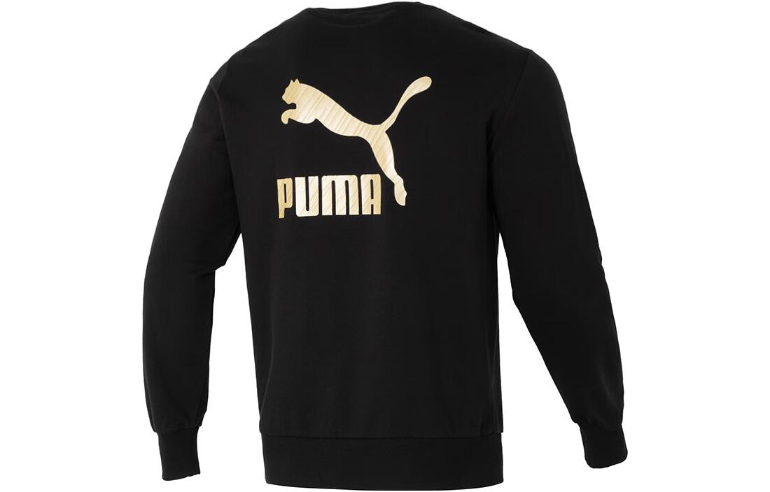 PUMA Sweatshirts Unisex Black Crew Neck Moderate Other 625825-01 L