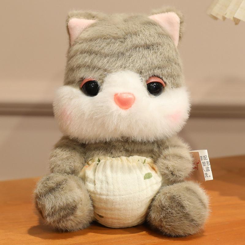 1Pc 14/22cm Kawaii Fox Rabbit Elephant Bear Cat Plush Toys Stuffed Soft Animal Dolls Lovely Figure Toy for Baby Gifts