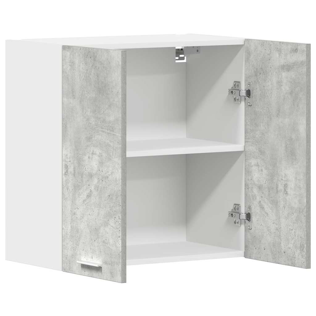 Wall Mounted Kitchen Cabinet Concrete Grey 60 X 31 X 60 Cm Engineered Wood
