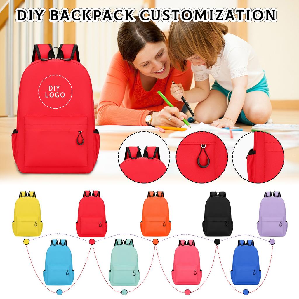 DIY Custom Schoolbags For Primary And Secondary School Students, Children's Training Classes, Kindergarten Leisure Backpacks