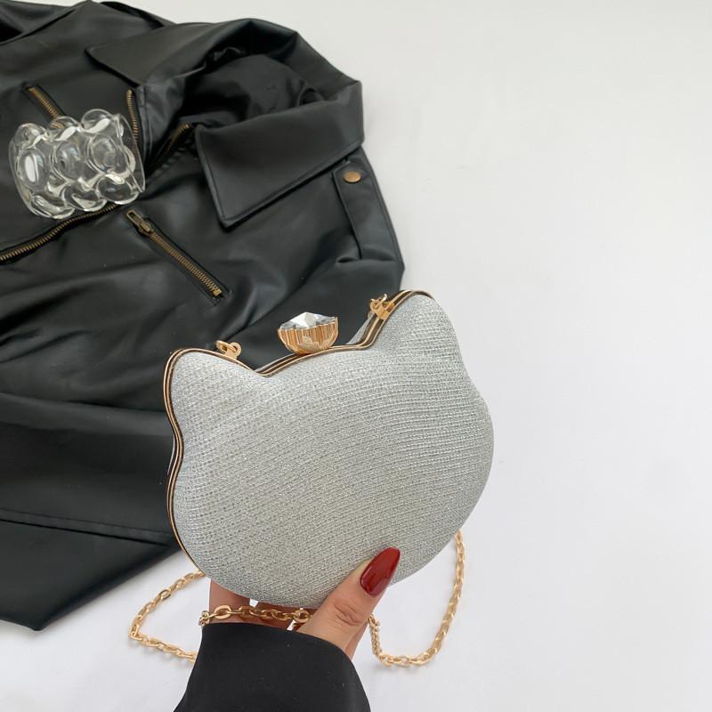 

Cute Stylish Shoulder Bag For Women In Black Gold Pink And Silver Perfect For Everyday Outfits срібний