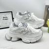 2025 Spring and Summer New Fashionable Versatile Thick-soled Heightening Dad Shoes Women's Ins Trendy Mesh Breathable Casual Sports Shoes