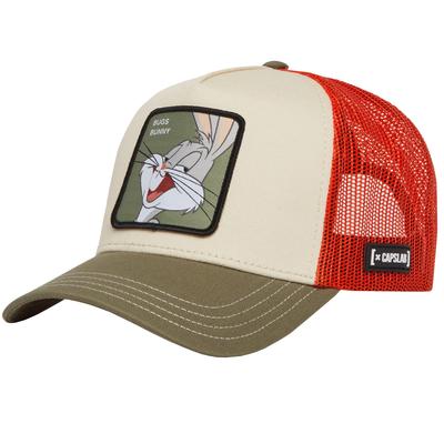 Capslab Bugs Bunny Looney Tunes, Mens Beige Cap