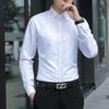 Men's Slim Fit Korean Style Long Sleeve Shirt - Spring & Autumn Trend