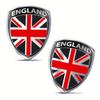 2pcs Britain England UK GB Stickers Decals Emblem Motorcycle National England UK GB Great Britain United Kingdom Union Flag