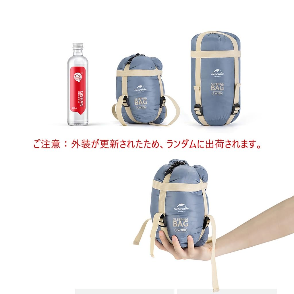 Naturehike Mountain Sleeping in the Disaster Single Size Sleeping Envelope Heat Waterproof Compact For Autumn Left Opening Camping, Climbing, Car,