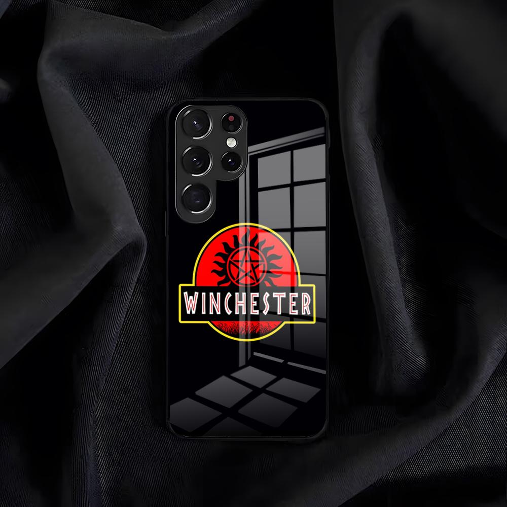Retro Shooting Winchester Phone Case For Samsung S26 S25 Edge S24 S23 S22 S21 S20 Ultra Plus FE Glass Cover