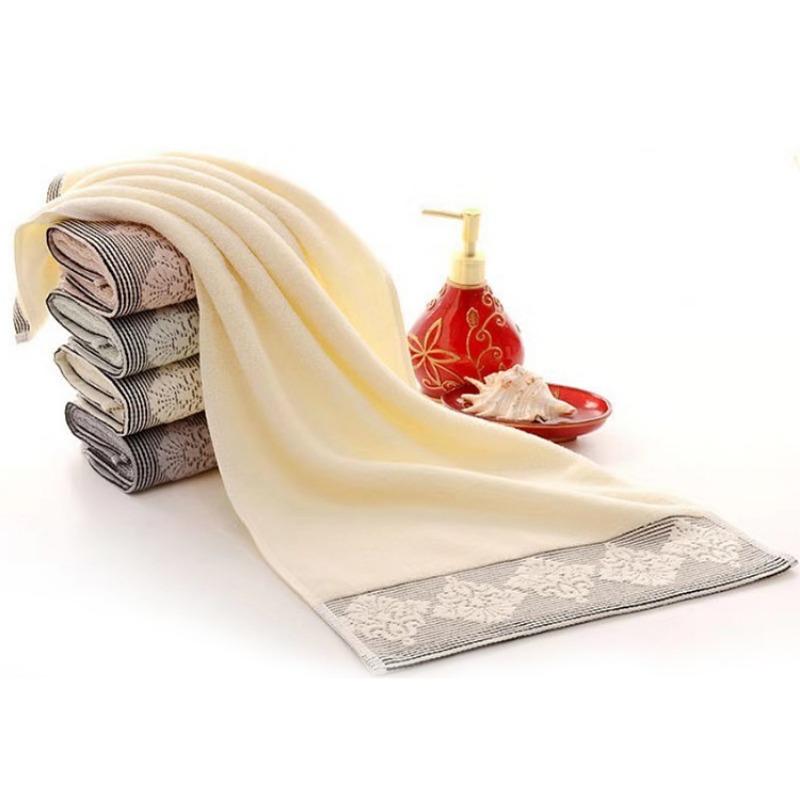 Bavlněné plážové ručníky, Měkké a savé dárkové ručníky pro mytí obličeje dospělých doma