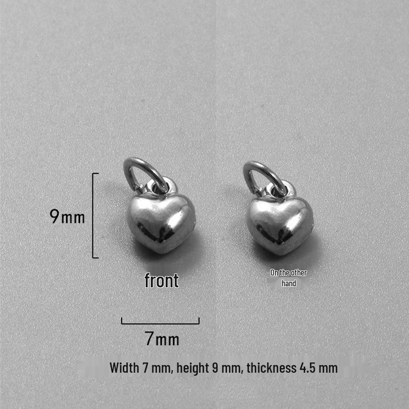 Retro Titanium Steel Cross Necklace Pendant - Stainless Steel DIY Jewelry Accessory, Fade-Resistant