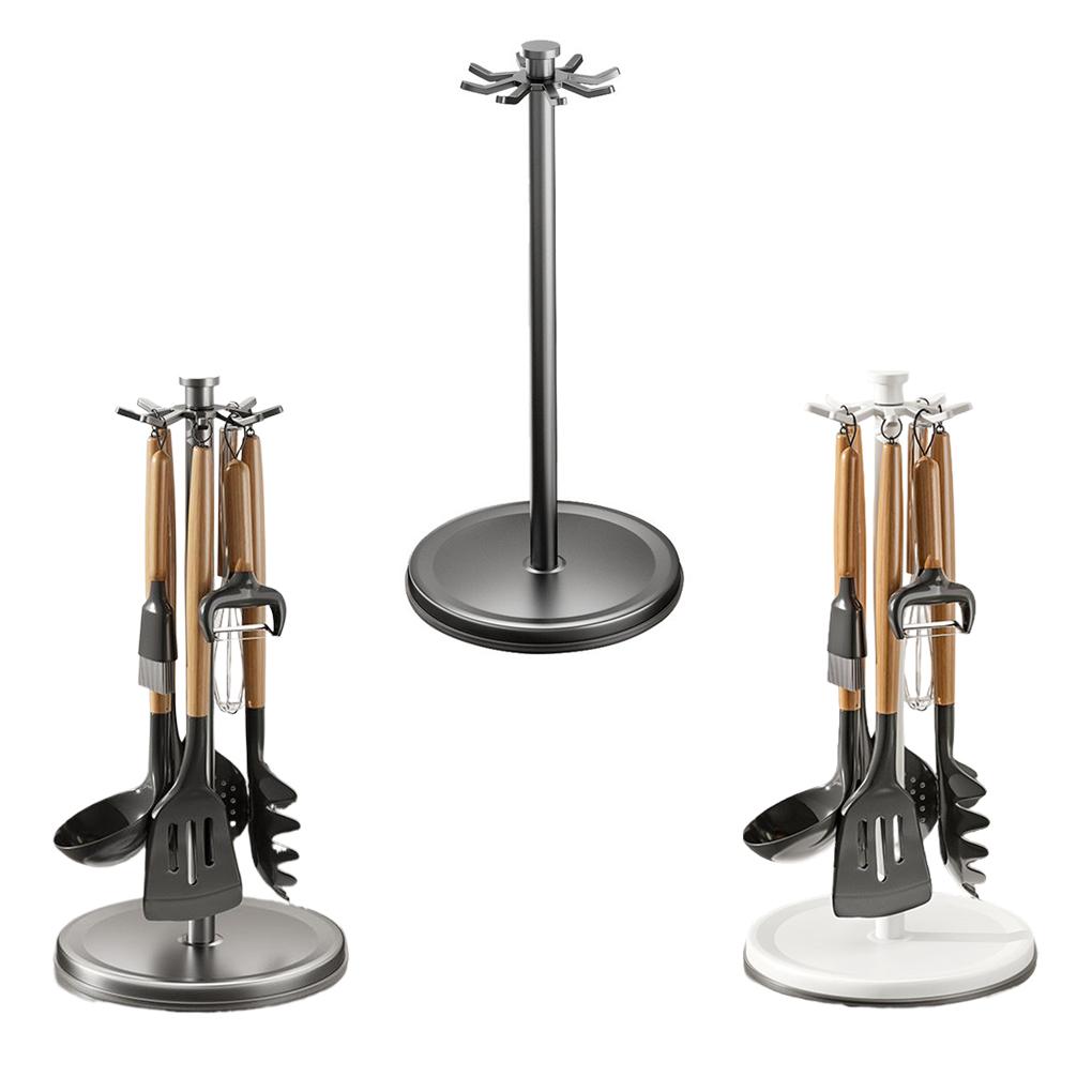 Kitchenware Storage Rack Wear-resistant Stainless Steel No More Clutter Countertop Spoon Hanging
