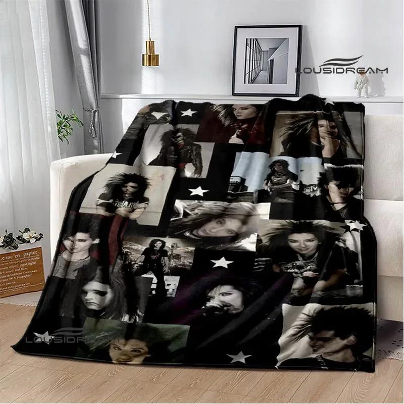 Dětská přikrývka s potiskem kapely Tokio Hotel Dětská Hřejivá přikrývka Flanel Měkká útulná deka Rozkládací pohovka Deka Cestovní deka Dárek k narozeninám