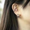 Classic Minimalist Stainless Steel Chunky Hoop Earrings Gold Color R Tone Color Huggie Circle Ear Women Rings Jewelry AccessoriesClassic Jewelry