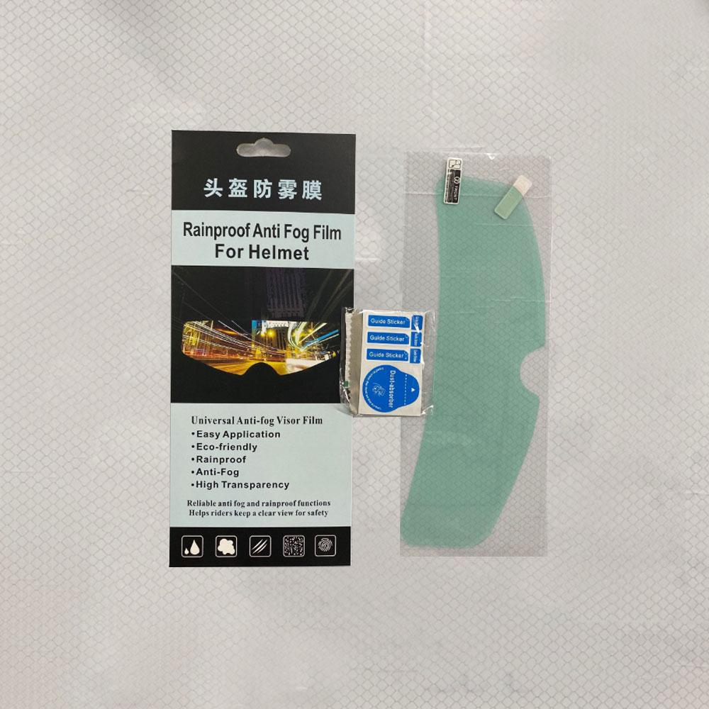 1X Universal Motorcycle Helmets Anti-fog Patch Visor Lens Helmet Lens Protective Film for Against UV Motorcycle Accessories