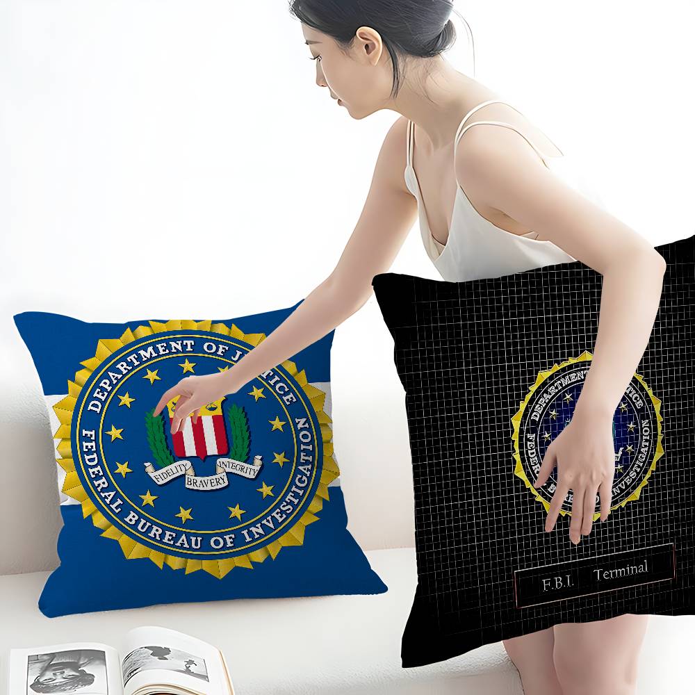 America FBI Various Game Lucky Dragon Pillow Cover Sofa Cushion Cover Home Room Decoration Children Gift