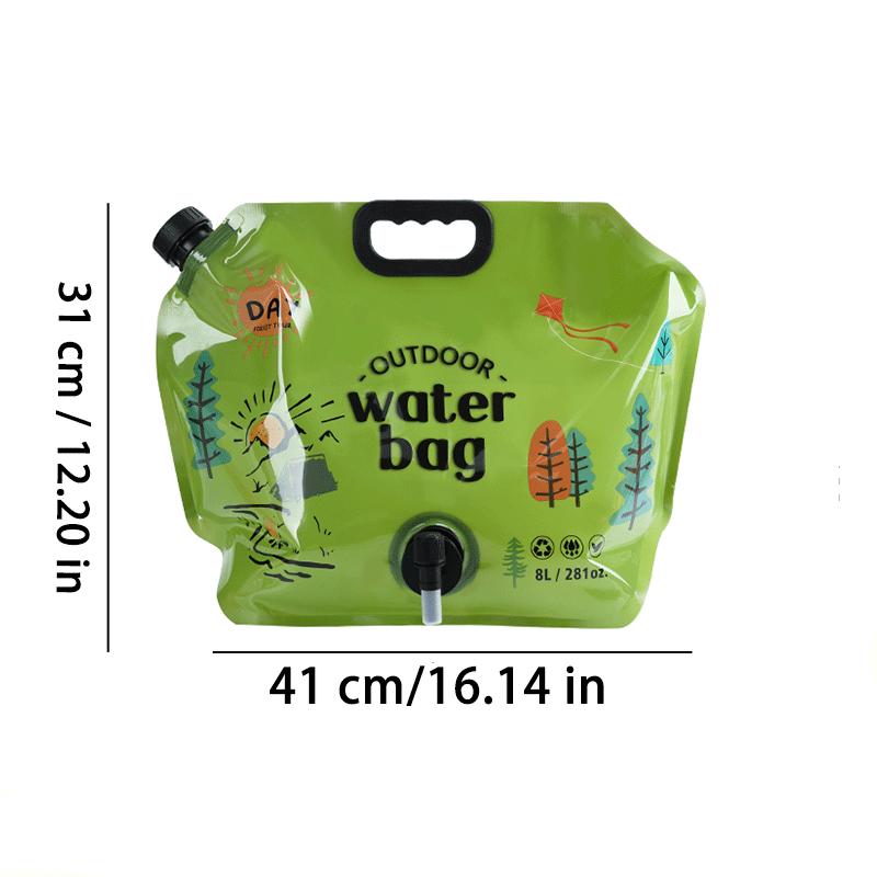 Extra Thick Portable Water Storage Bag for Camping, Hiking & Travel, Flexible Outdoor Hydration Solution with Reinforced Design