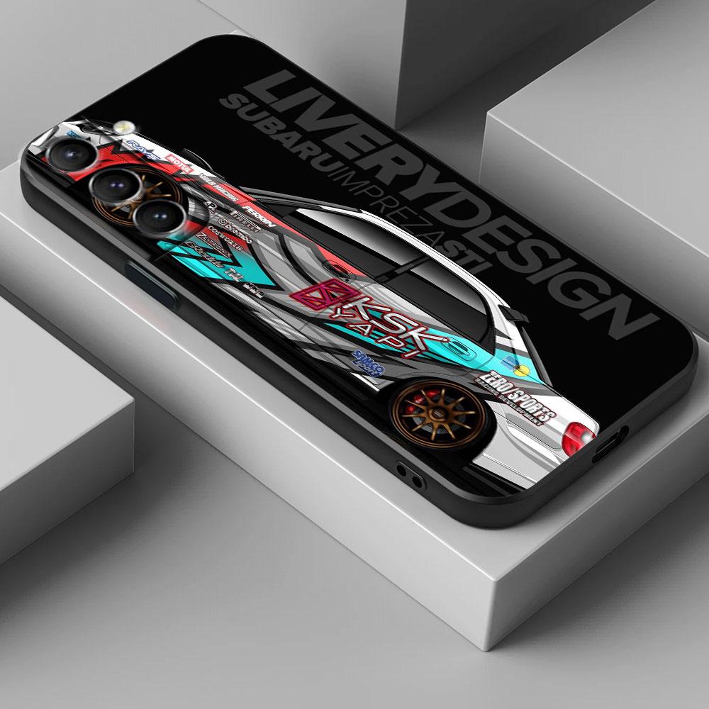 Tokyo JDM Drift Sports Car S26Ultra Case For Samsung Galaxy S26 S25 S24 S23 S20 S21 FE S22 Ultra Plus 5G Cases Soft Phone Cover