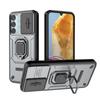 For Samsung Galaxy M15 5G Case Ring Holder Armor Shockproof Coque For Samsung M15 M 15 5G Slide Lens Protect Back Cover