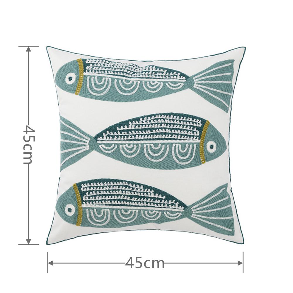 Embroidery Decorative Pillowcase Nordic Homestay Style Cushion Cover Home Living Room Sofa Geometric Pillow Cover Funda Cojin
