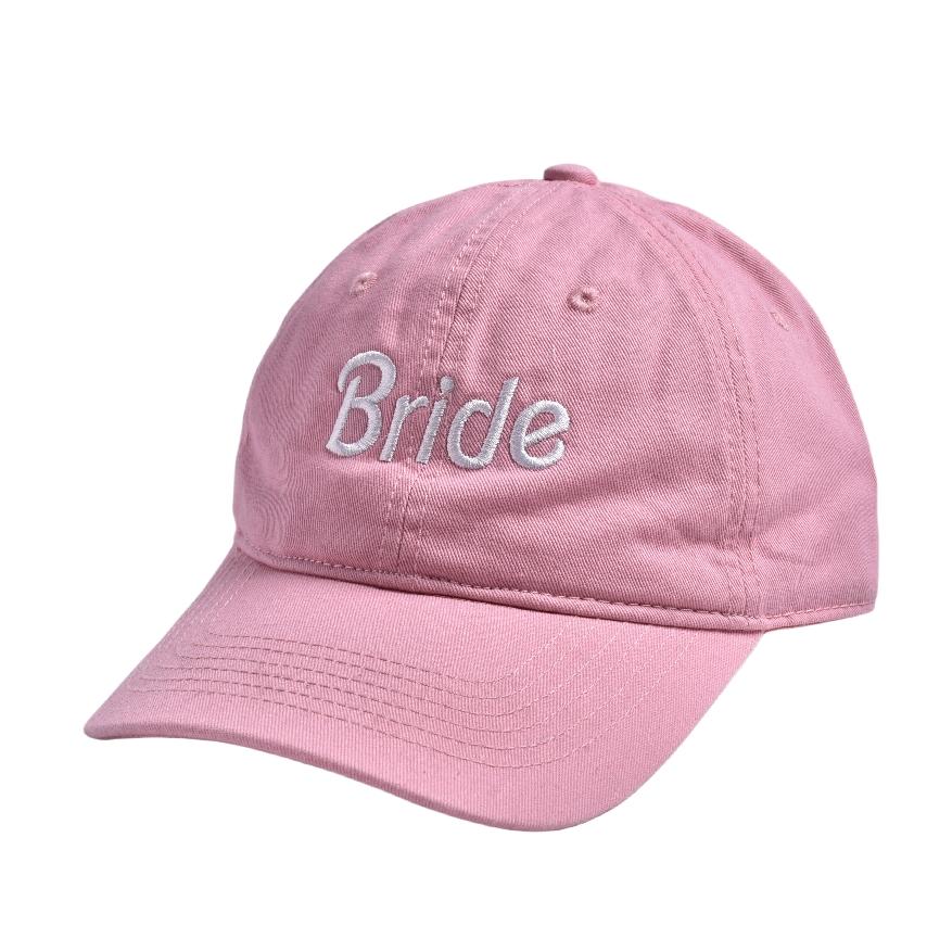 Bride Babe Embroidery Baseball Caps For Women Pink White Adjustable Snapback Cap Wedding Party Gifts Solid Color Outdoor Sun Hat